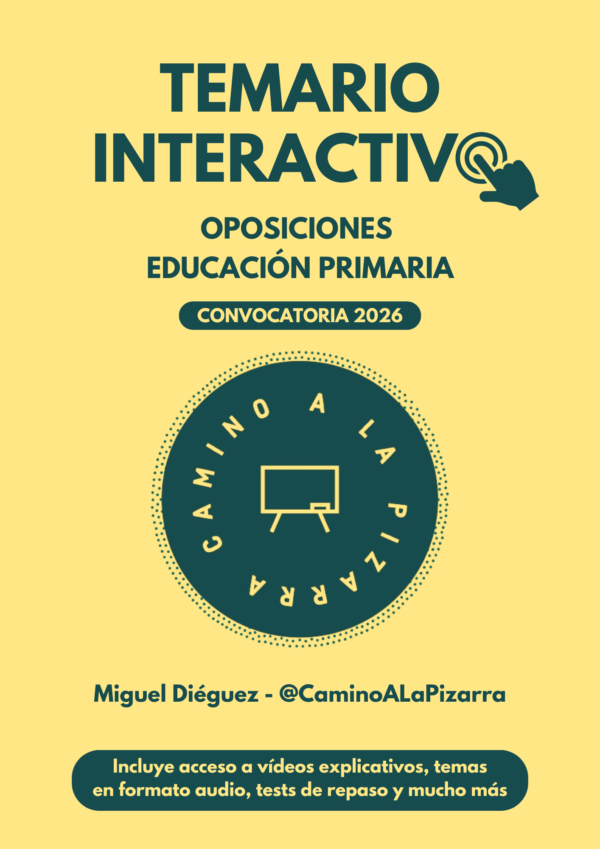 Temario Interactivo Oposiciones Educación Primaria - 2026