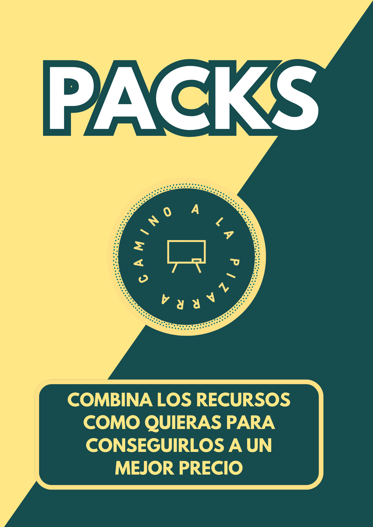 Packs: Combina los recursos y consíguelos a un mejor precio