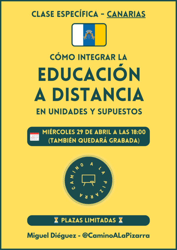 Clase específica Canarias: Cómo integrar la Educación a Distancia