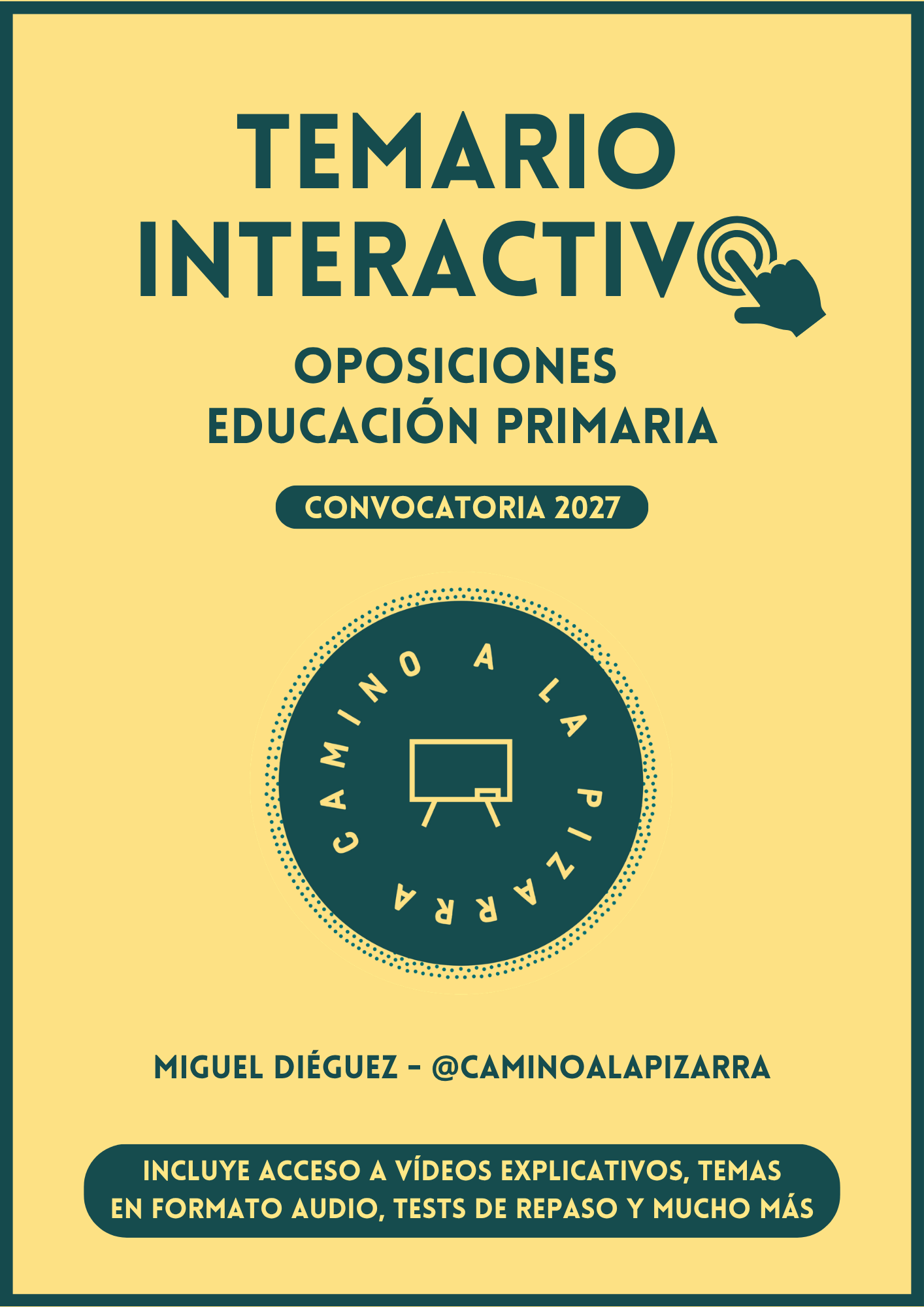 Portada del Temario Interactivo Oposiciones Educación Primaria 2027